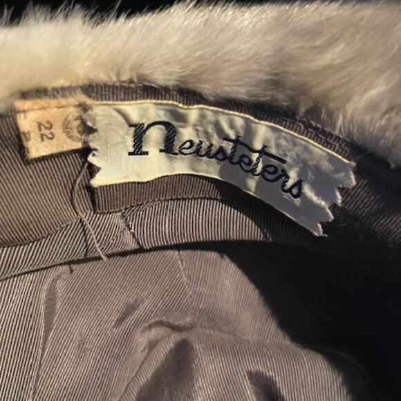 Vintage 1960’s Neusteters Mink Fur Hat Vintage - Picture 8 of 8
